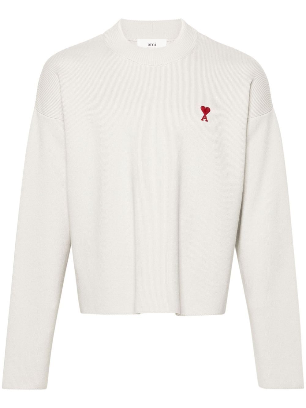 AMI Paris  Ami de Coeur ribbed jumper