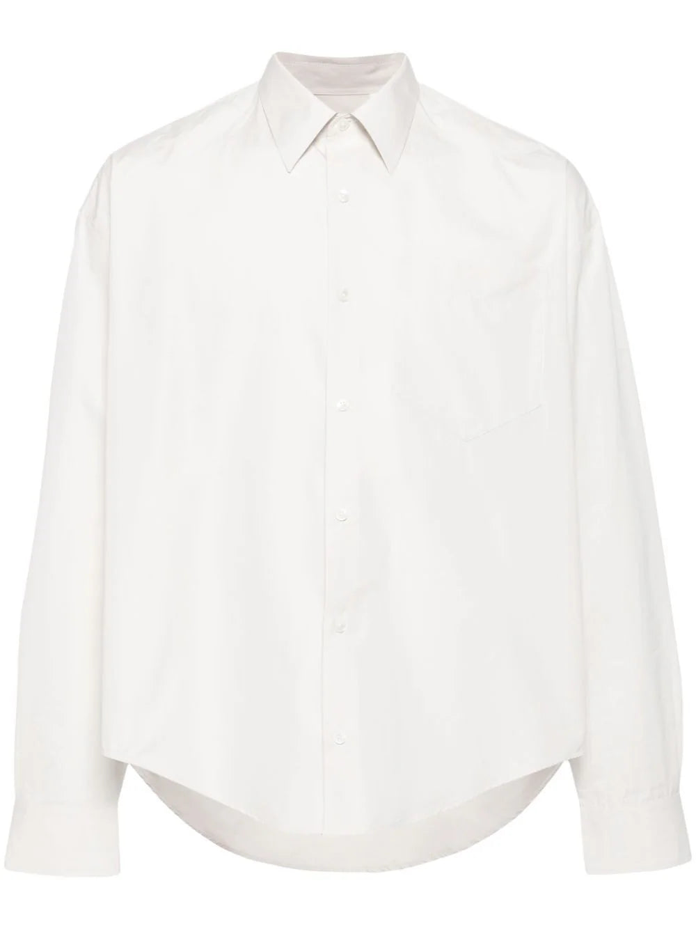 AMI Paris  Ami de Coeur-embroidered poplin shirt