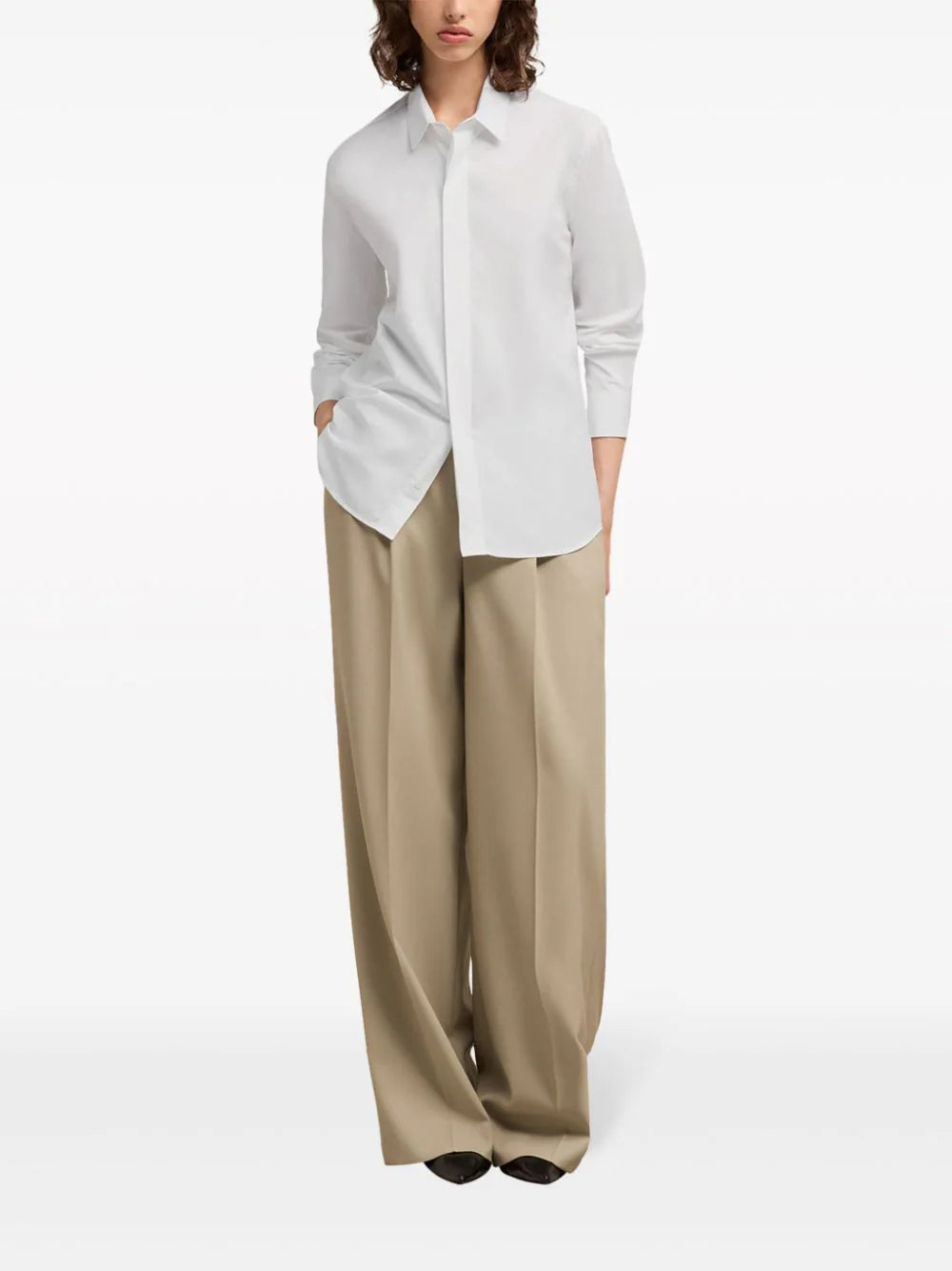AMI Paris  Ami-de-Coeur-motif cotton shirt