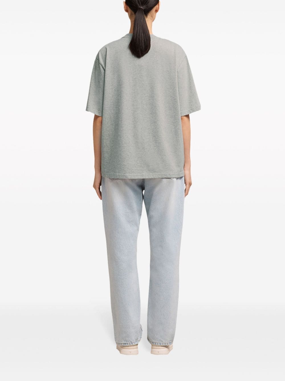 AMI Paris  logo-print cotton T-shirt