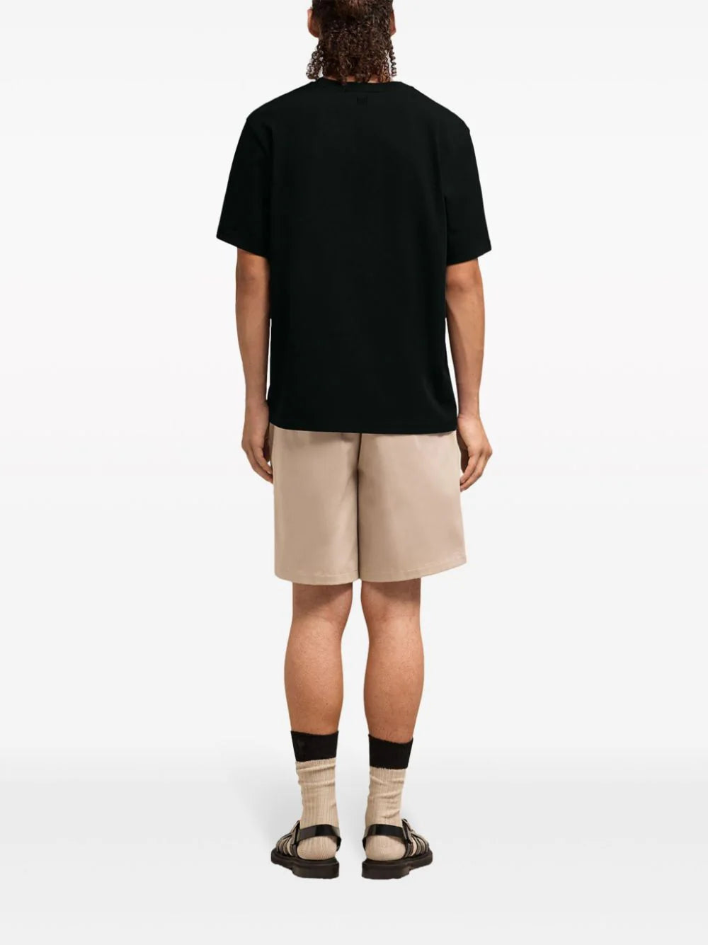 AMI Paris  logo-embossed cotton T-shirt