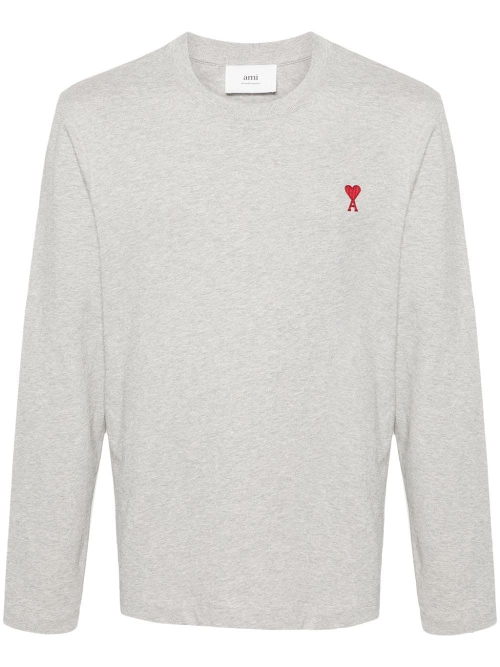 AMI Paris  Ami de Coeur-embroidered T-shirt