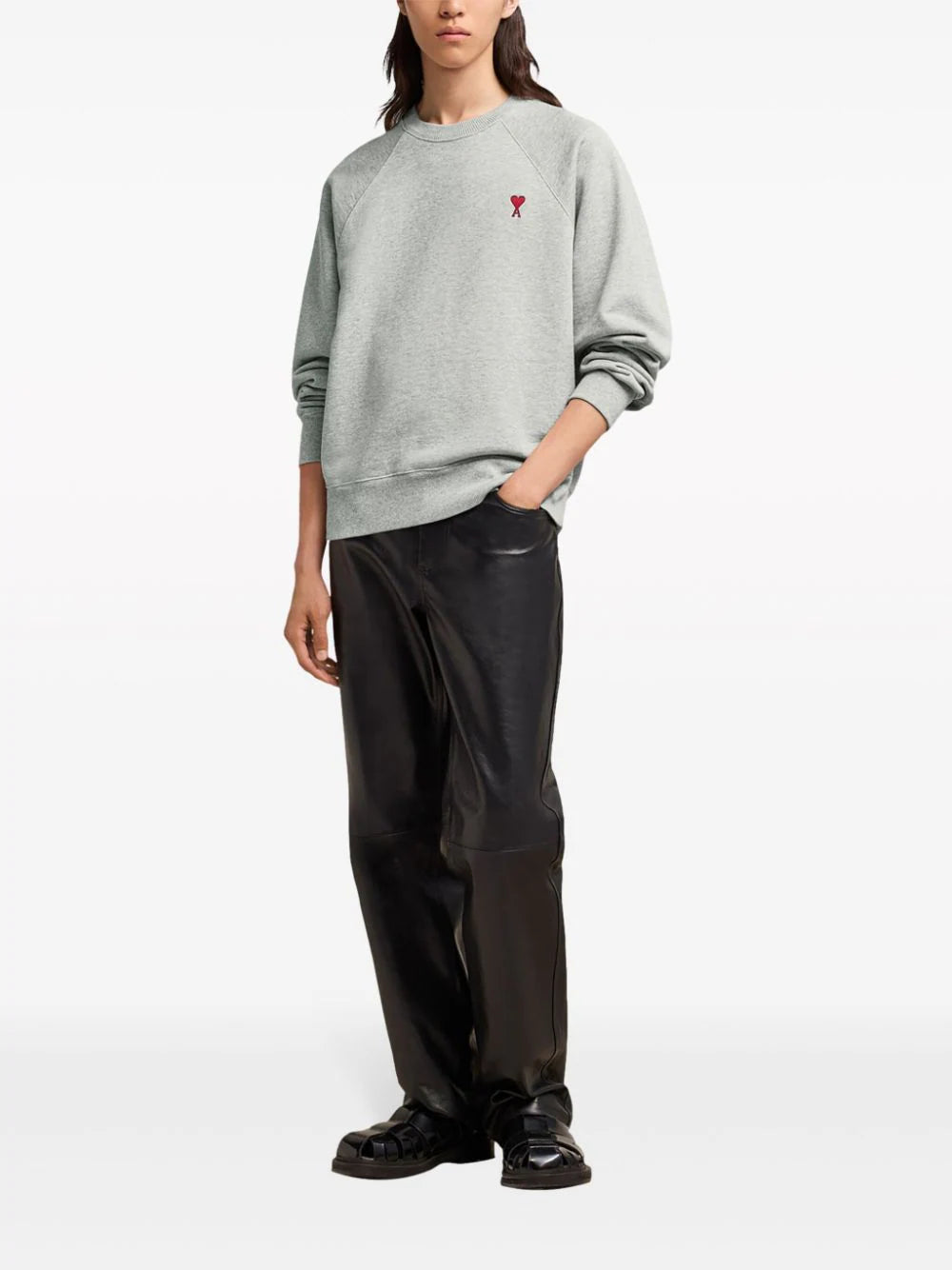 AMI Paris  Ami de Coeur organic-cotton sweatshirt