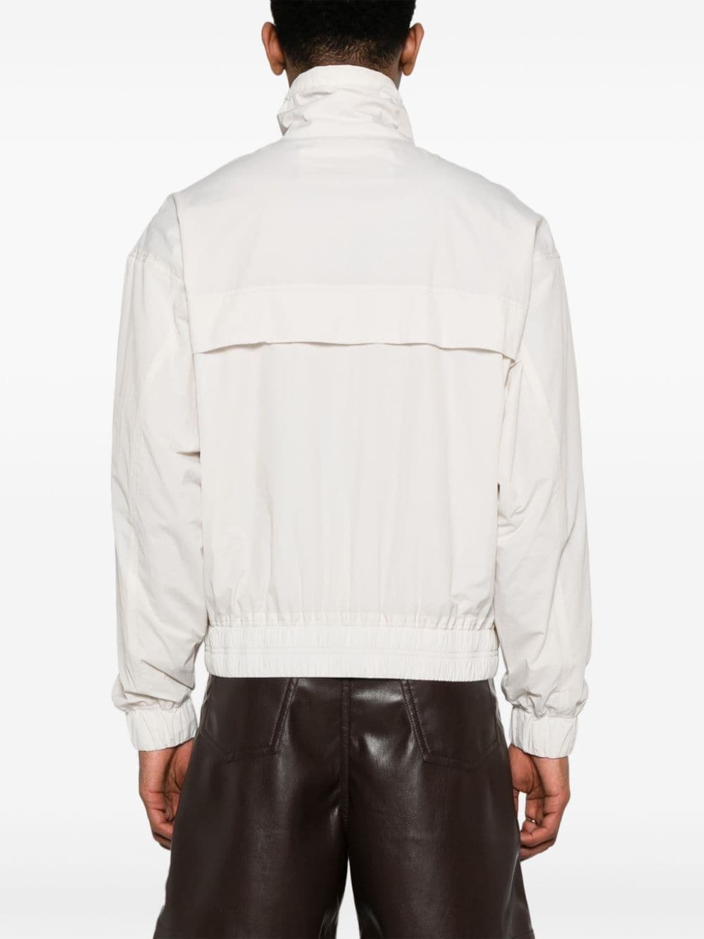 AMI Paris logo-print hooded windbreaker
