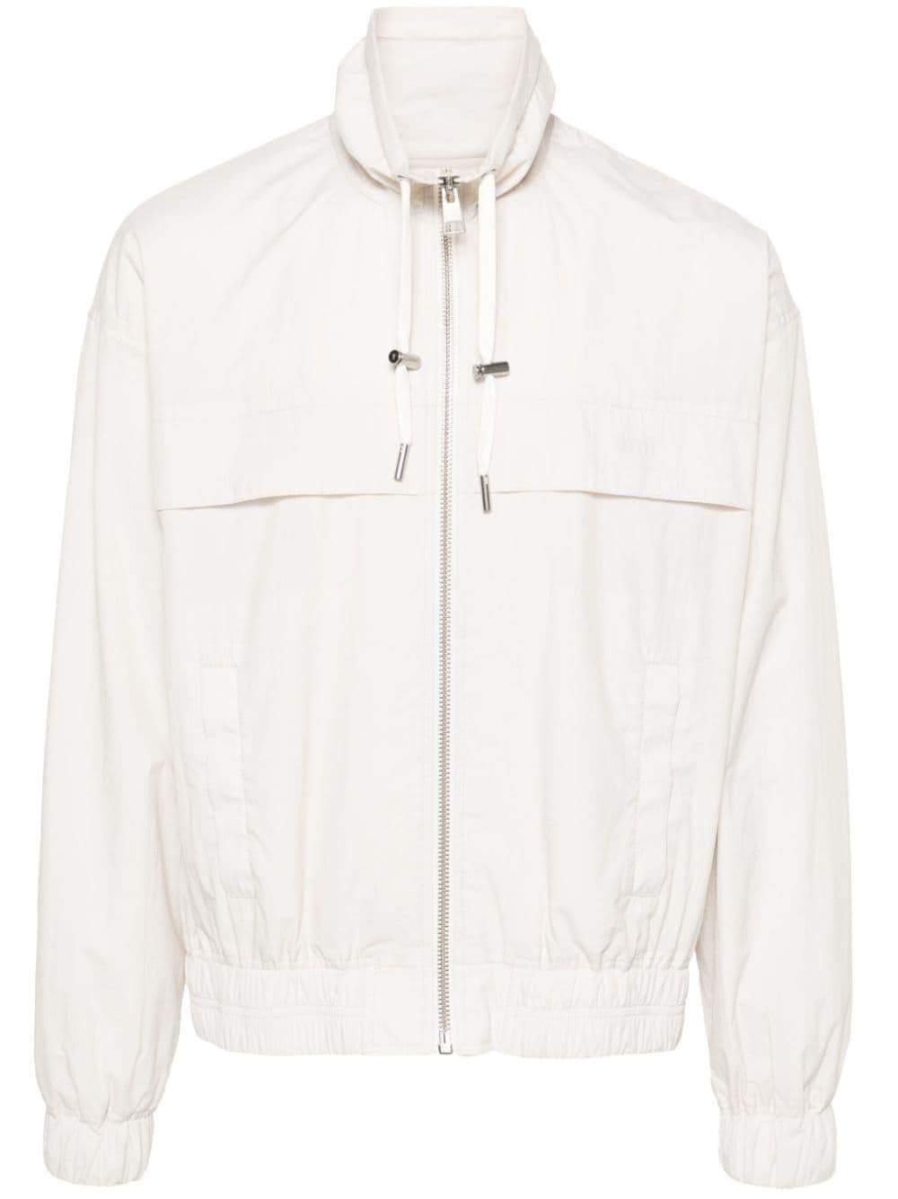 AMI Paris logo-print hooded windbreaker