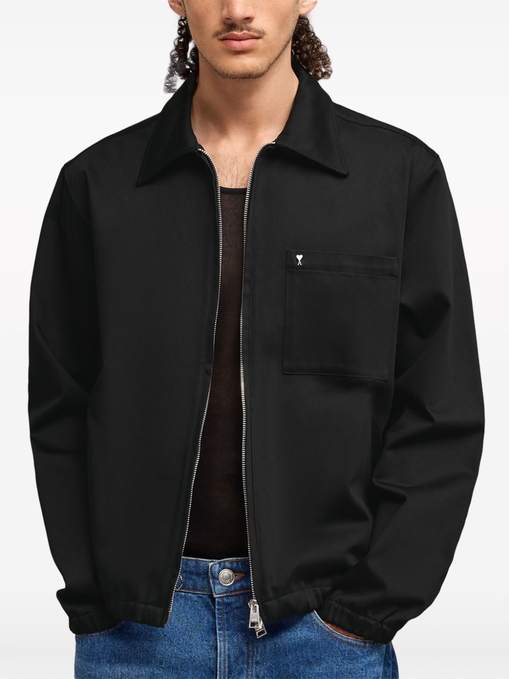AMI Paris Ami de Coeur bomber jacket - Image 5