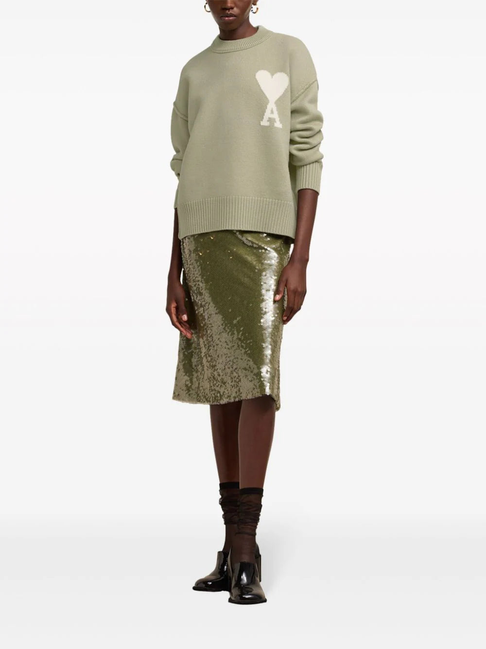AMI Paris  Ami de Coeur wool jumper