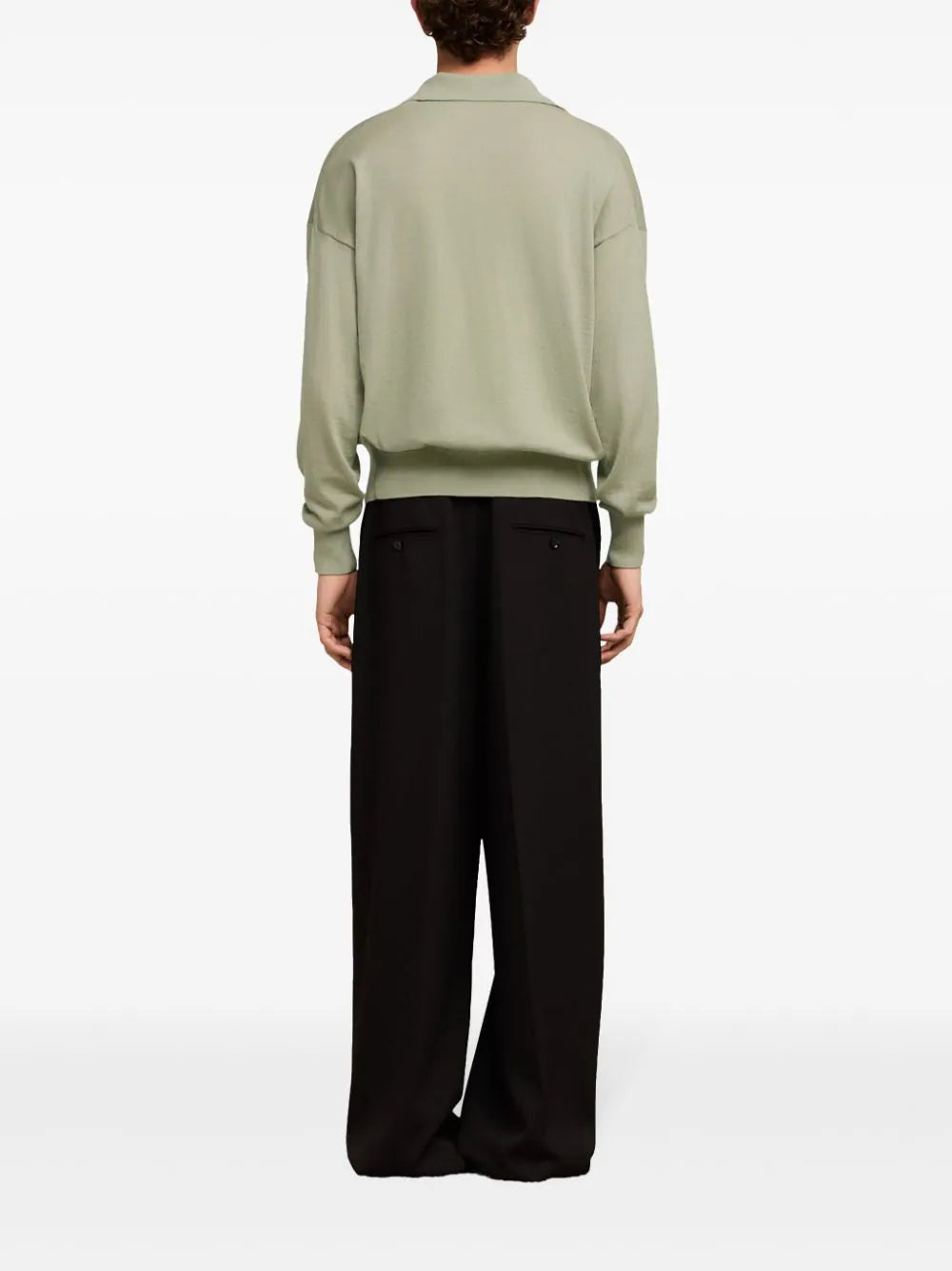 AMI Paris  Ami de Coeur knitted polo shirt
