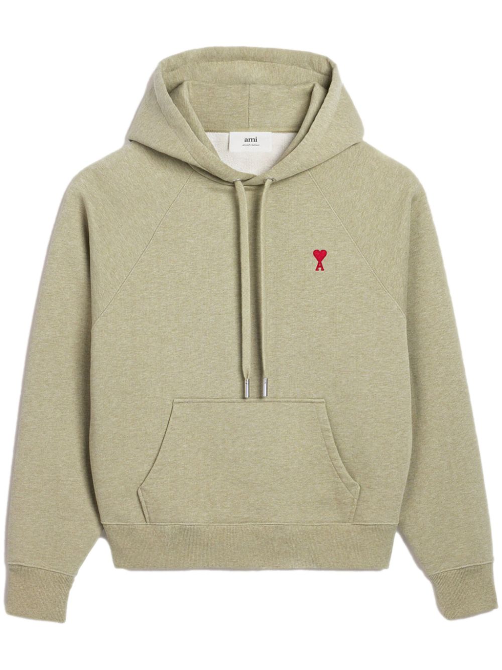 AMI Paris  Ami de Coeur-embroidered zip-up hoodie