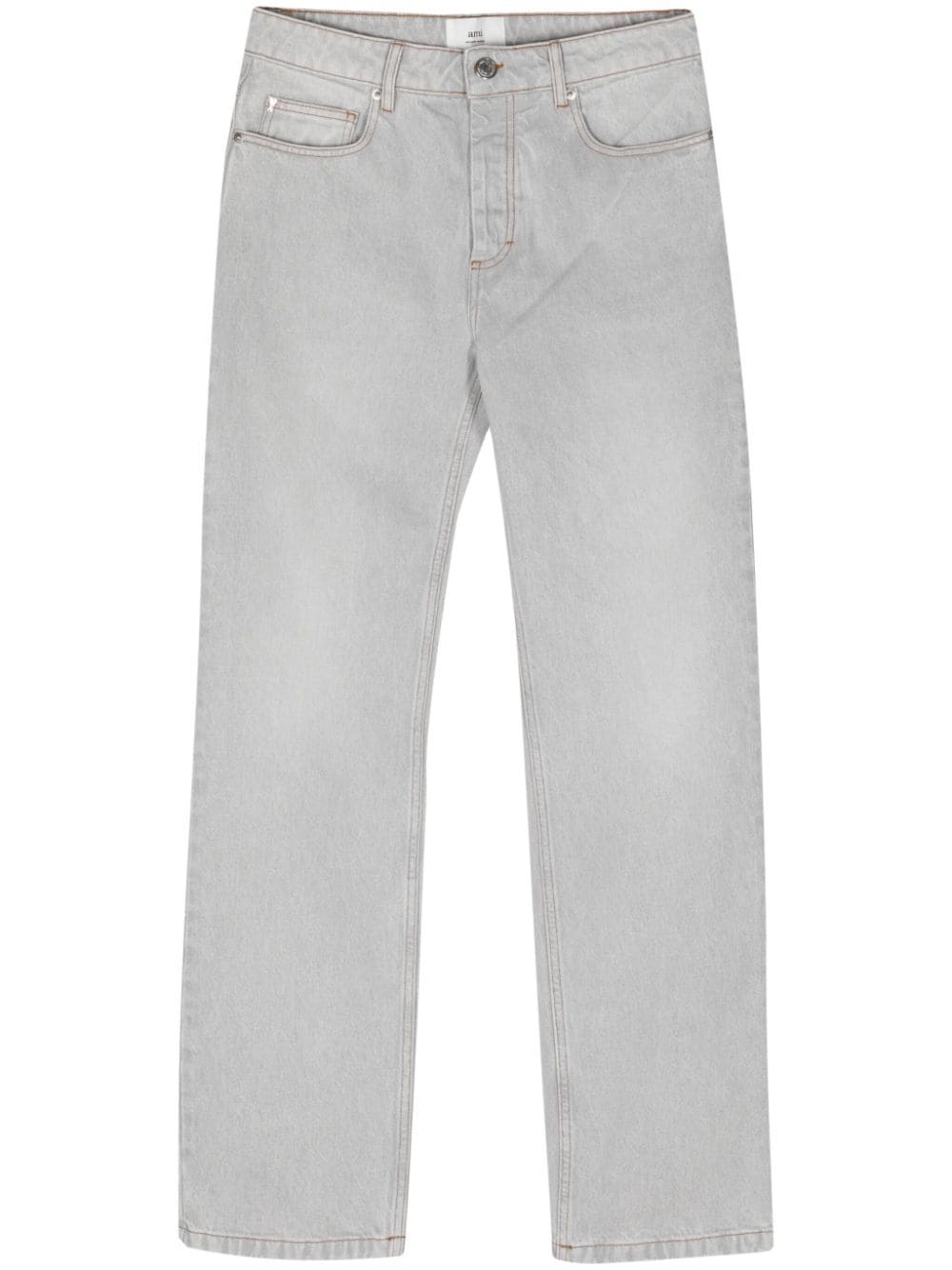 AMI Paris  low-rise straight-leg jeans