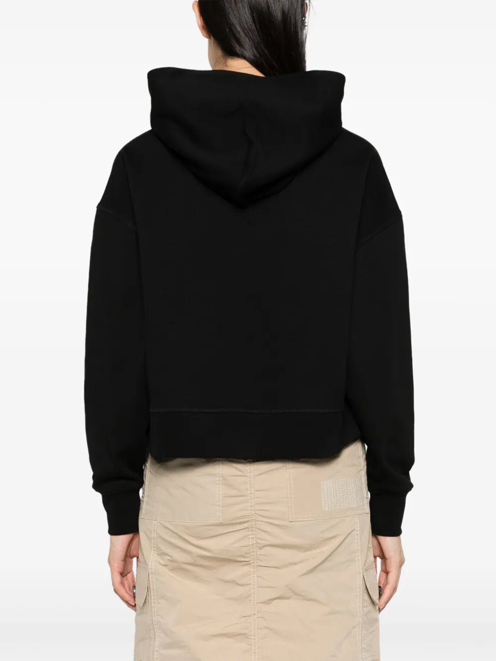 Canada Goose logo-embossed cotton hoodie