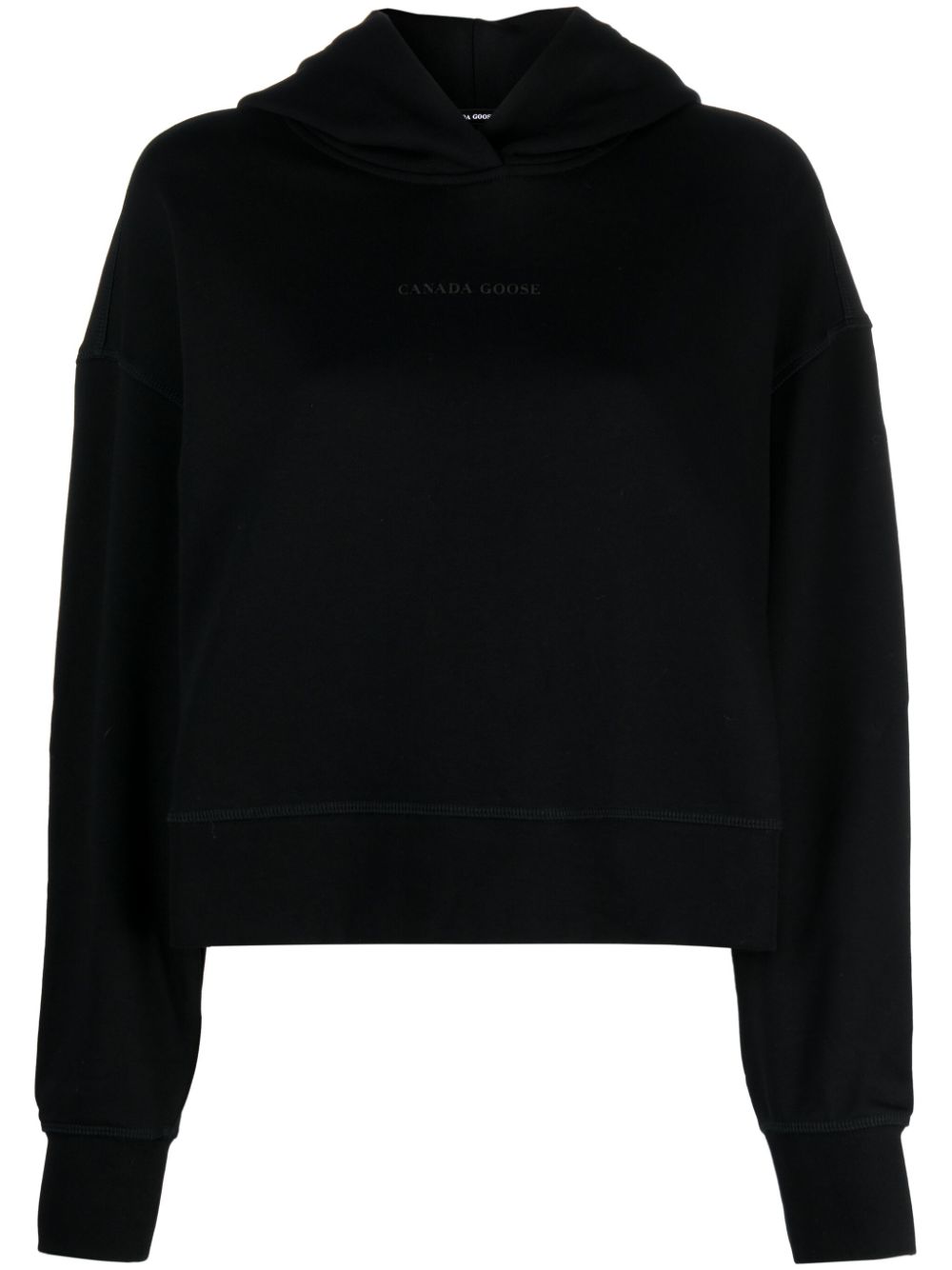 Canada Goose  logo-embossed cotton hoodie