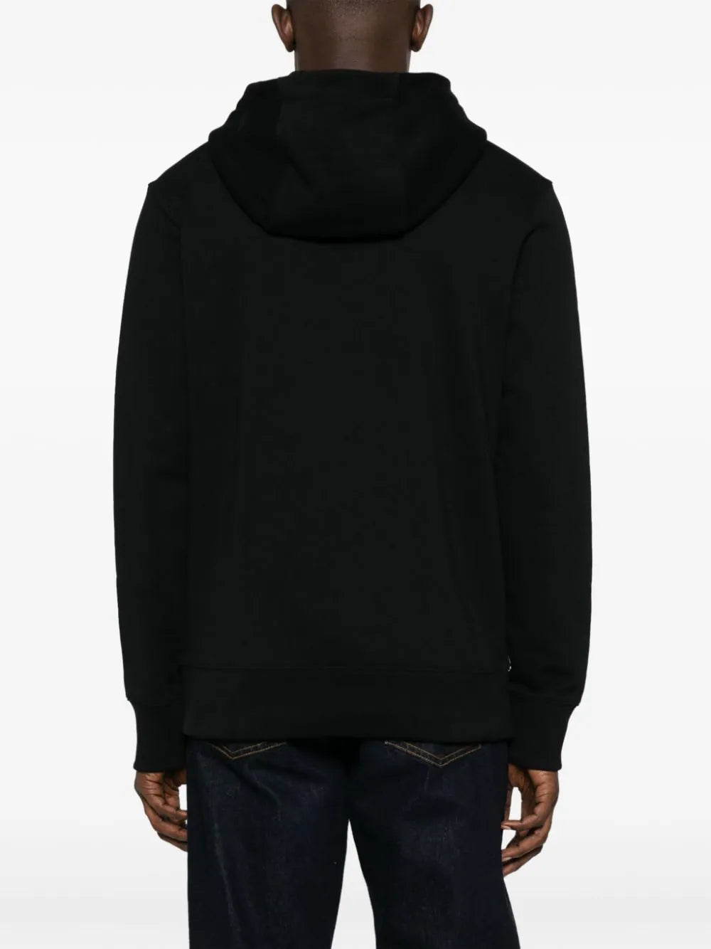 BOSS  logo-print gradient-effect hoodie