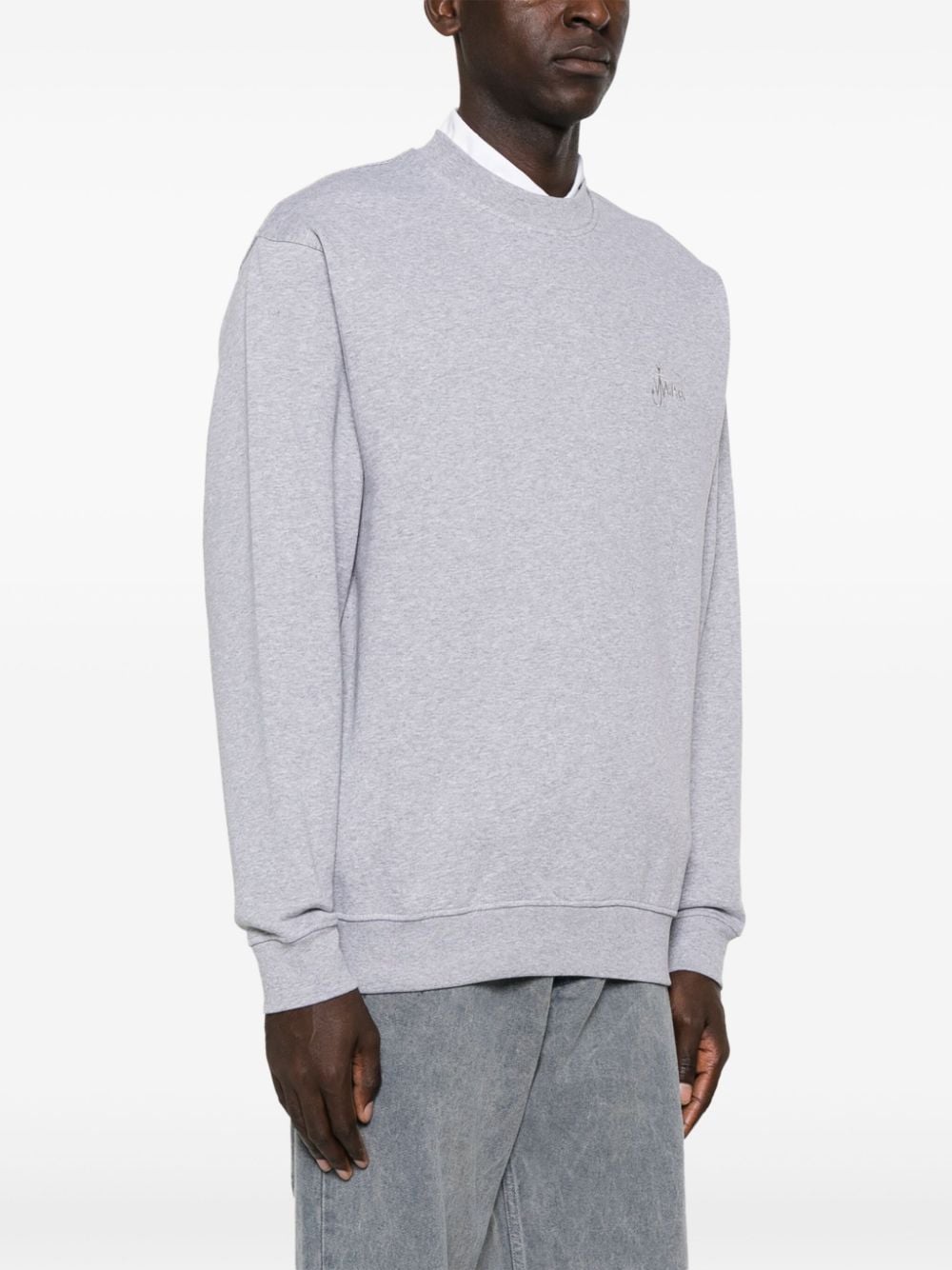 A.P.C. x JW Anderson logo-embroidered cotton sweatshirt