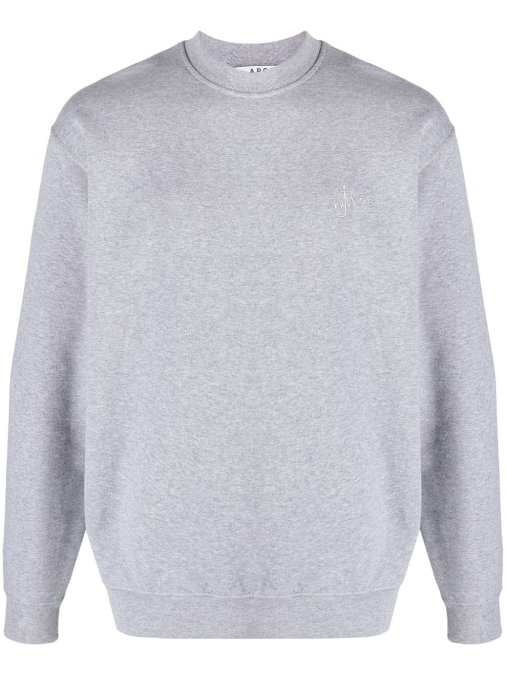 A.P.C. x JW Anderson logo-embroidered cotton sweatshirt