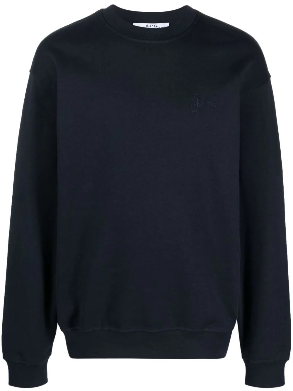 A.P.C. x JW Anderson logo-embroidered cotton sweatshirt