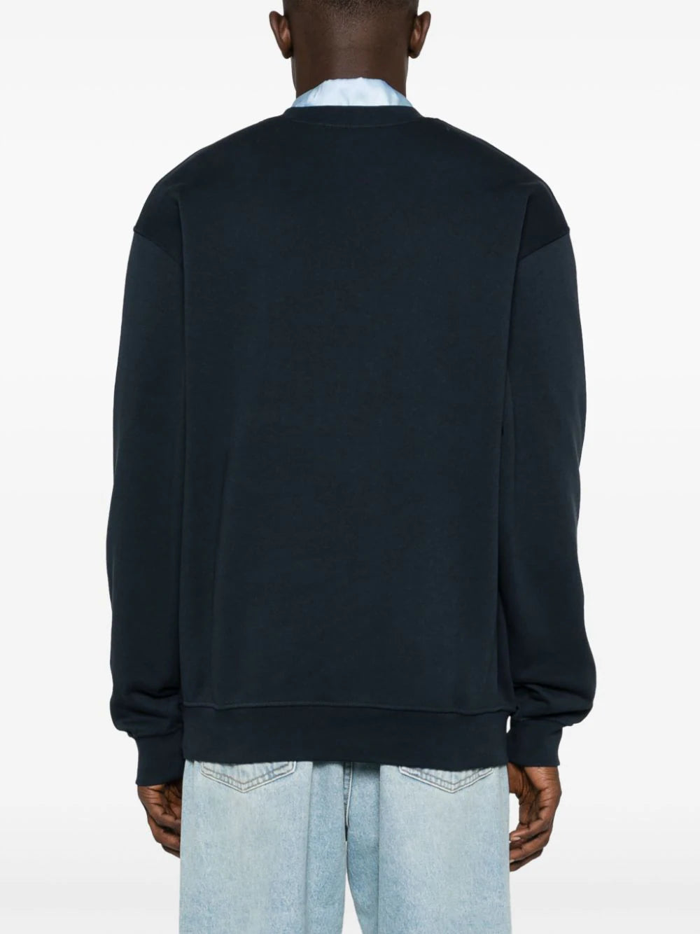 A.P.C. x JW Anderson logo-embroidered cotton sweatshirt