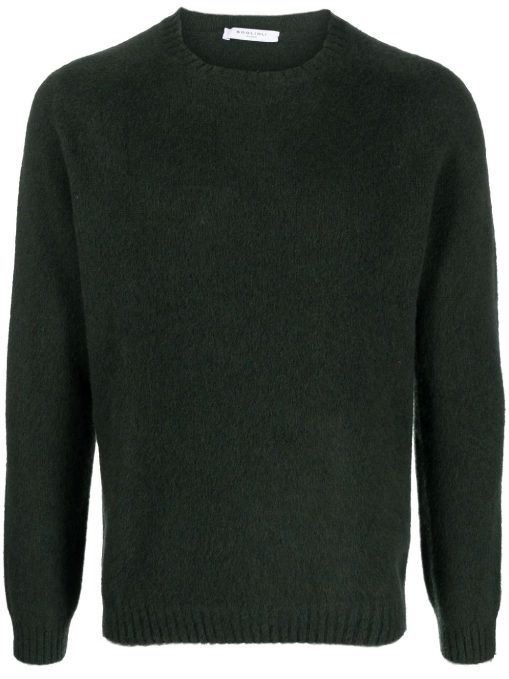 Boglioli  crew-neck brushed jumper