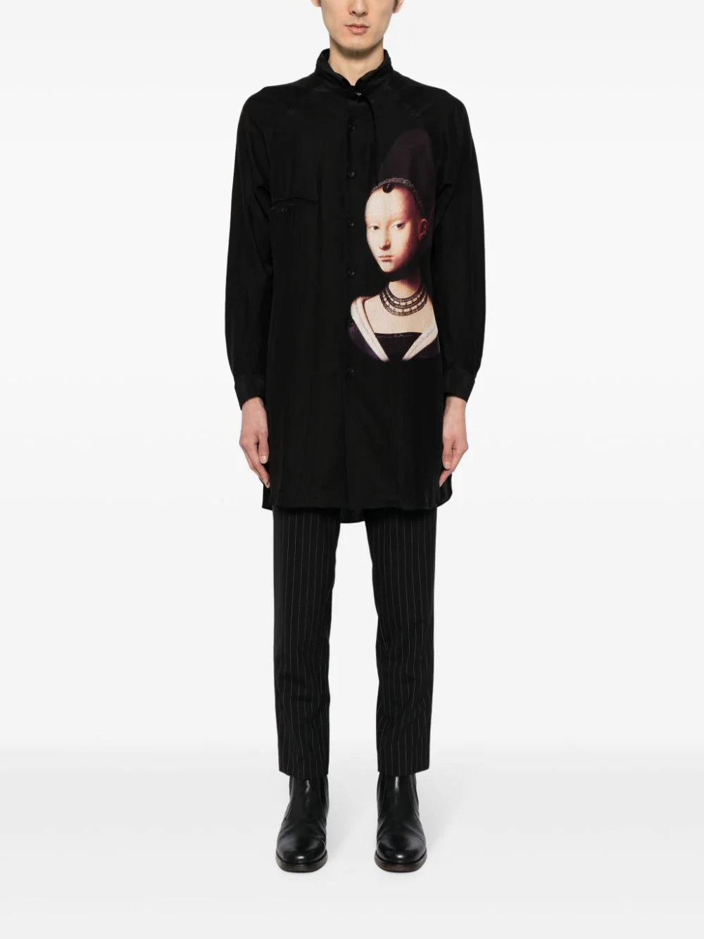 Yohji Yamamoto  M-Young Girl silk shirt