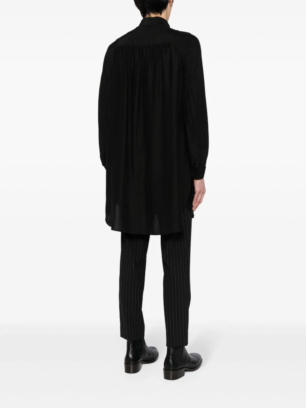 Yohji Yamamoto  M-Young Girl silk shirt