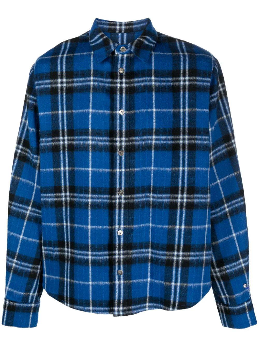Ader Error  plaid-check wool shirt