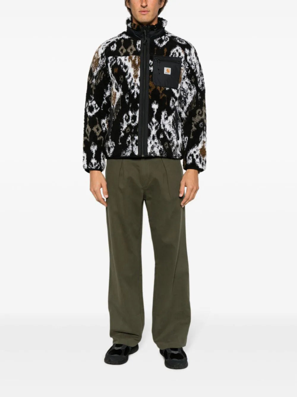 Carhartt WIP  Prentis Liner camouflage fleece jacket