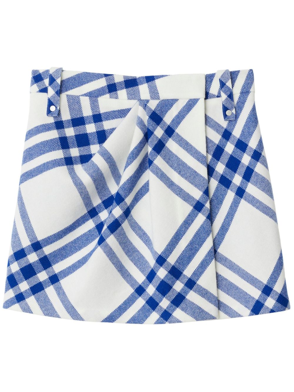 Burberry  checked wool miniskirt