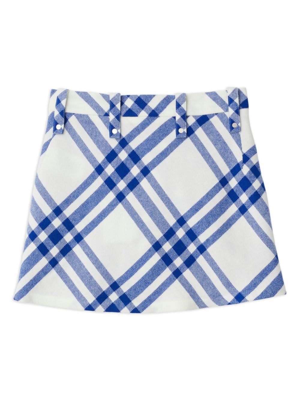 Burberry  checked wool miniskirt