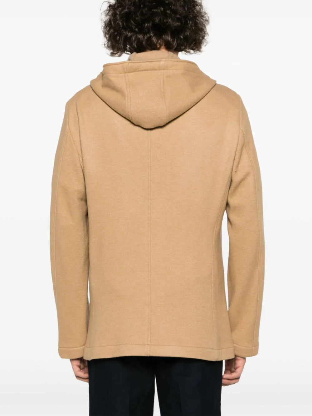 BOSS  button-up hooded jacket