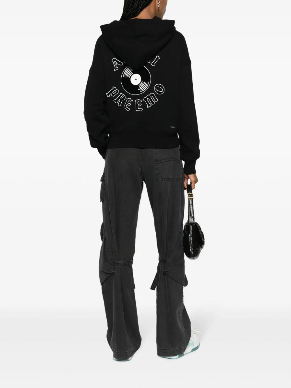 AMIRI  Premier Records Cocoon cotton hoodie