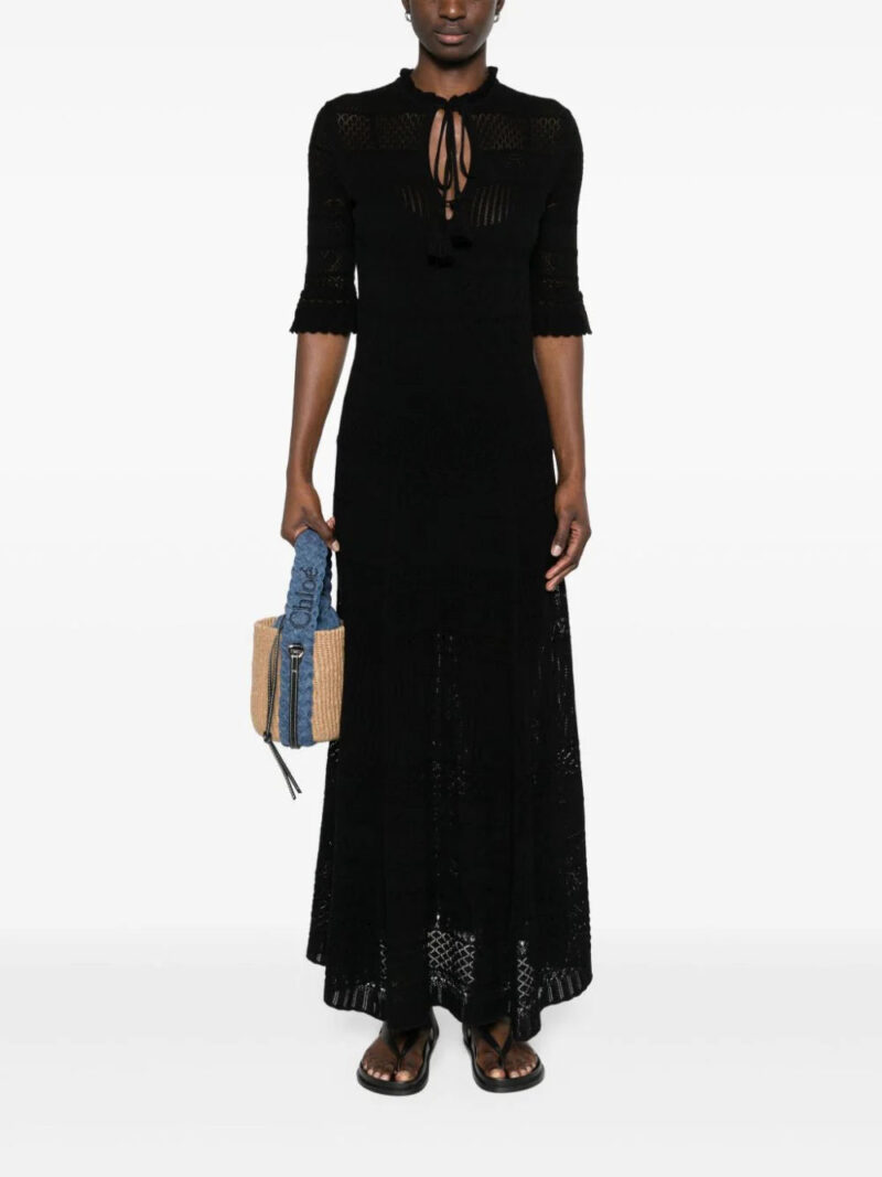 Zadig&Voltaire  Memphis pointelle-knit maxi dress