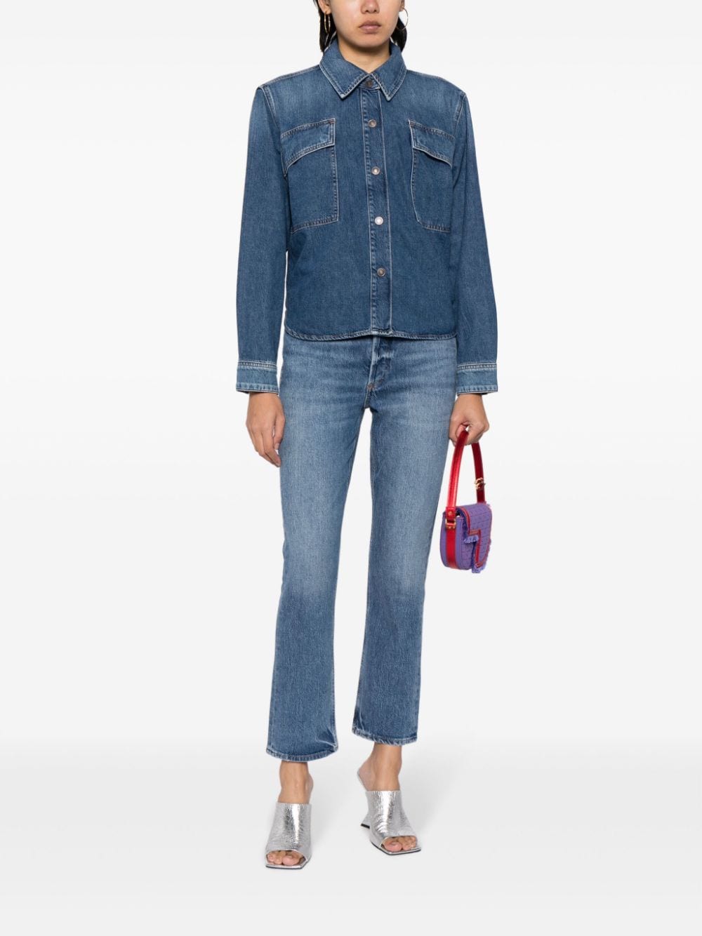 AGOLDE Riley cropped jeans