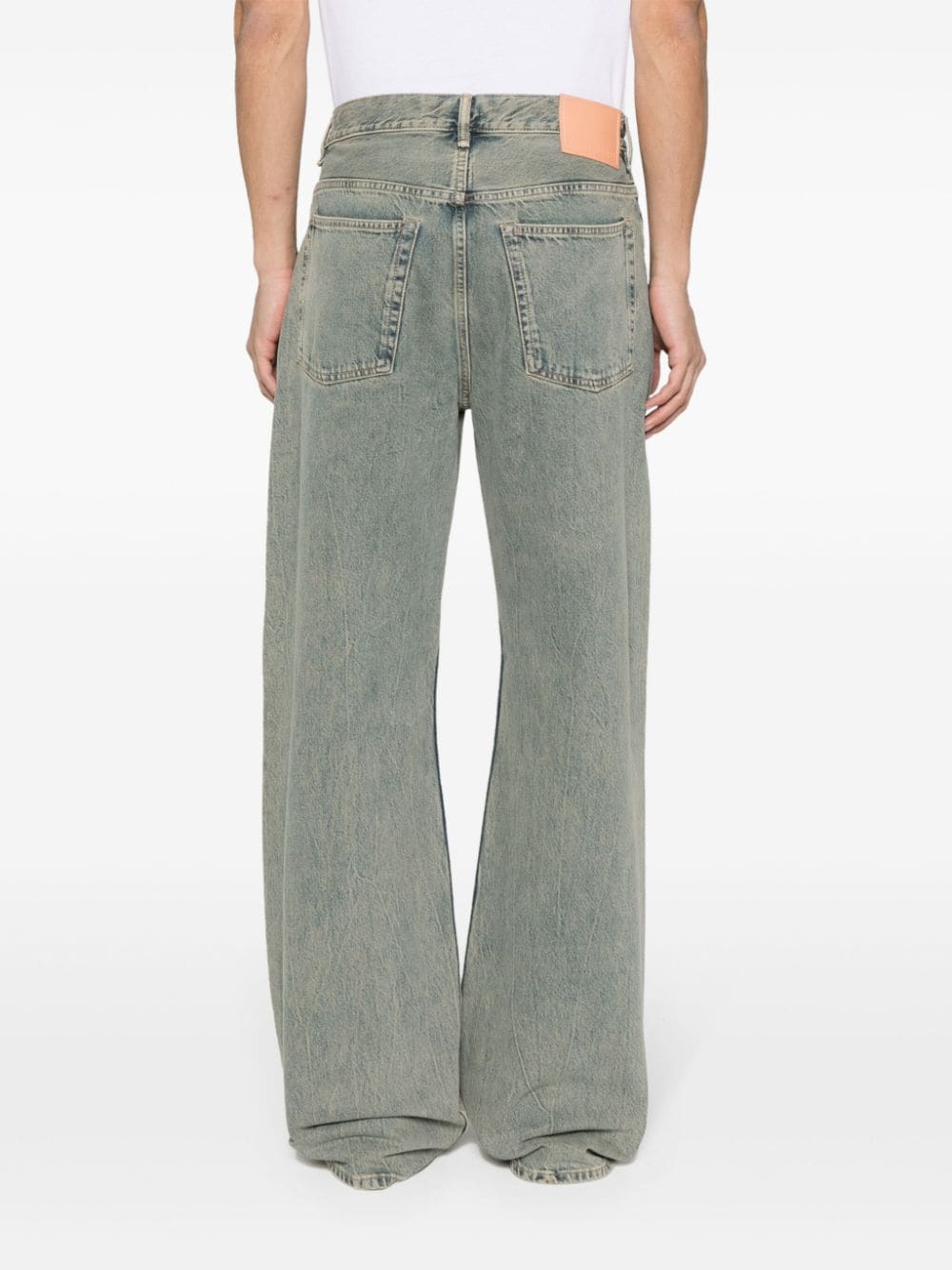 Acne Studios  mid-rise wide-leg jeans