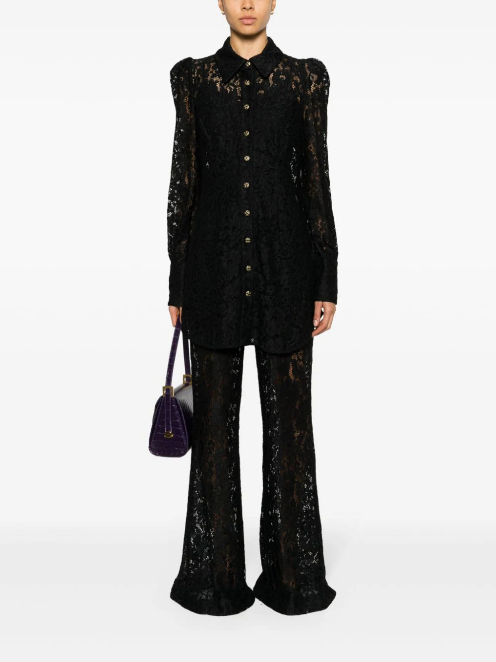 ZIMMERMANN Matchmaker flared lace trousers