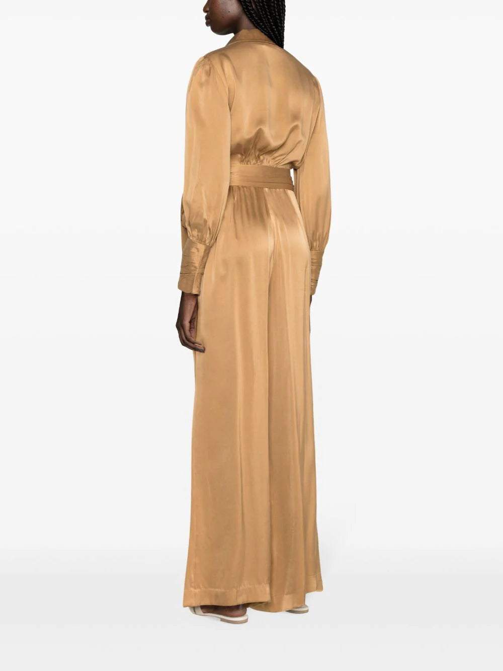 ZIMMERMANN  Tuck wide-leg silk trousers