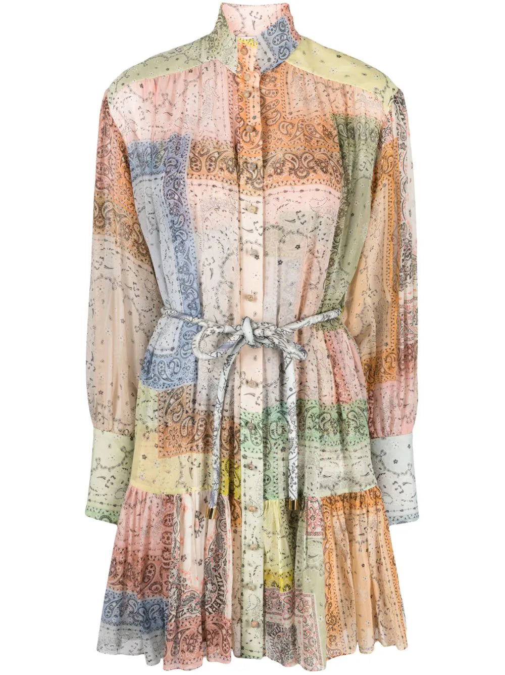 ZIMMERMANN  Matchmaker Bandana Patch-print minidress