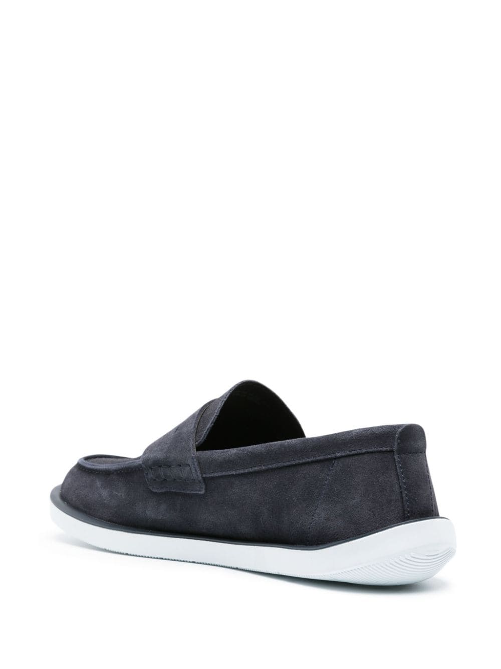 Camper  Wagon suede penny loafers