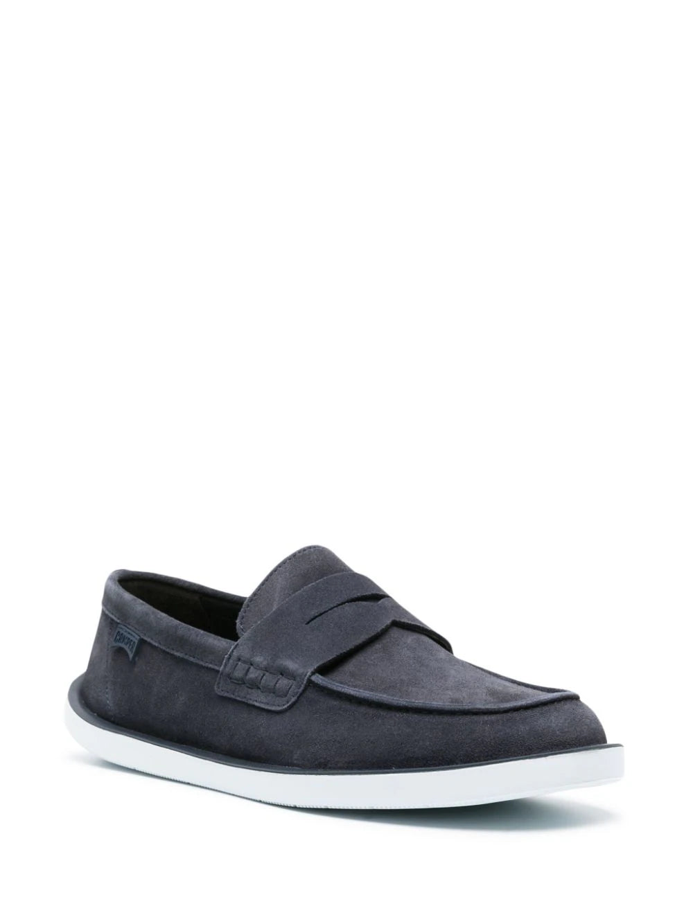 Camper  Wagon suede penny loafers