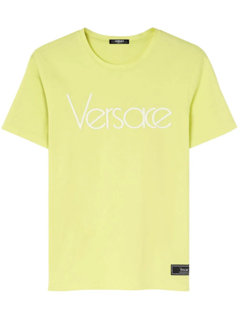 Versace  logo-print cotton T-shirt