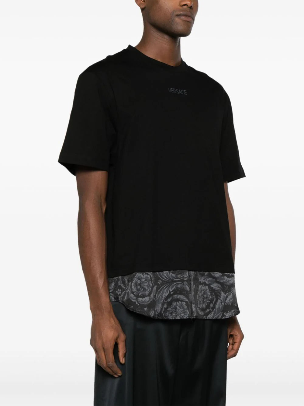 Versace Barocco-print cotton T-shirt