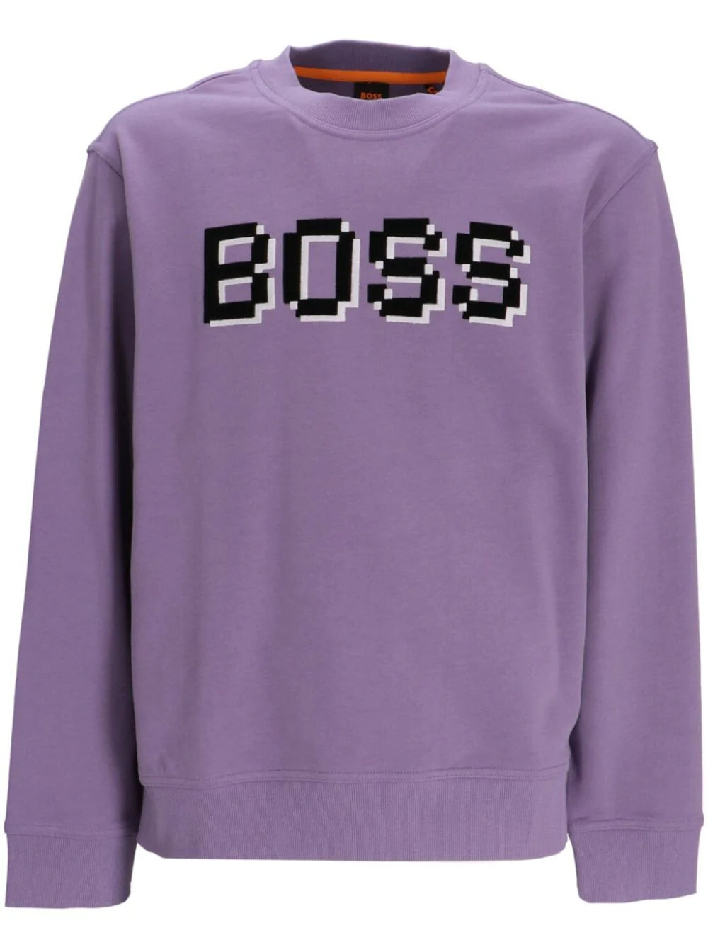 BOSS  logo-print cotton sweatshirt