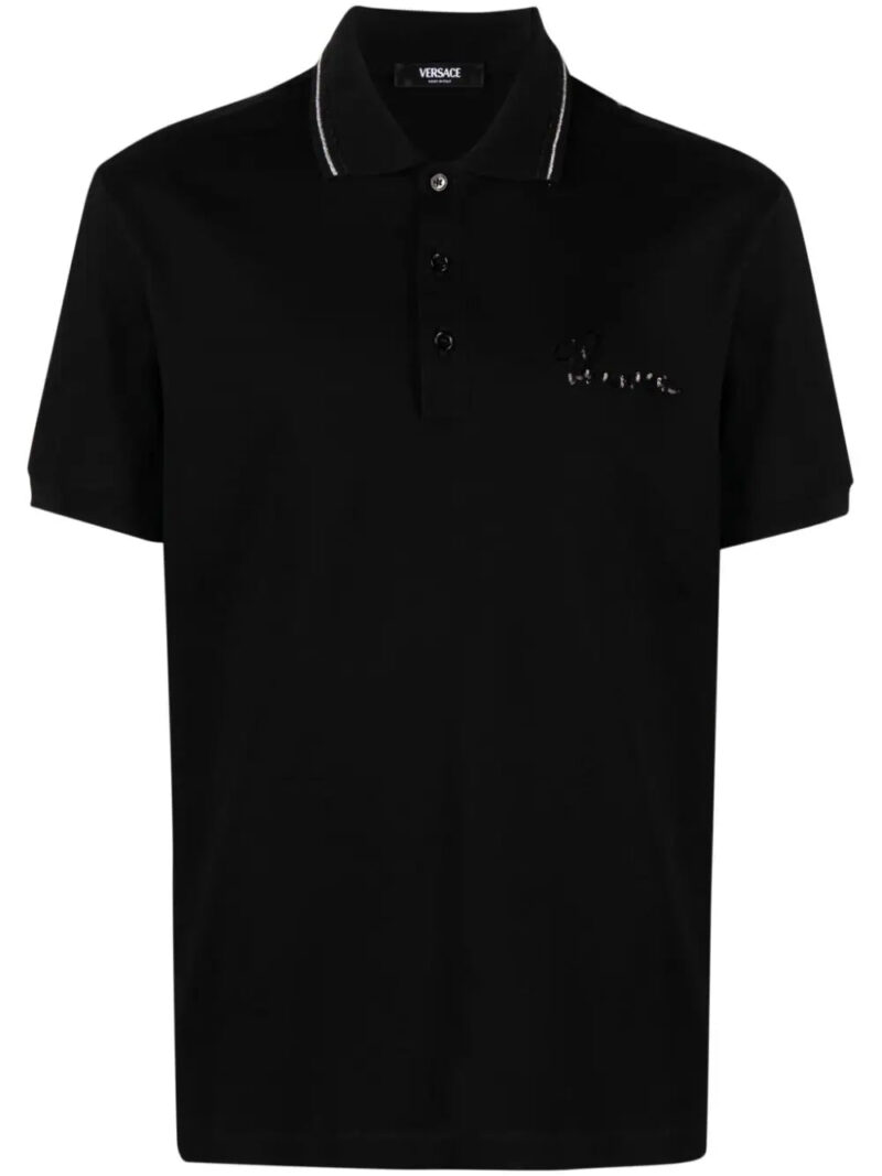 Versace  Versace Nautical cotton polo shirt