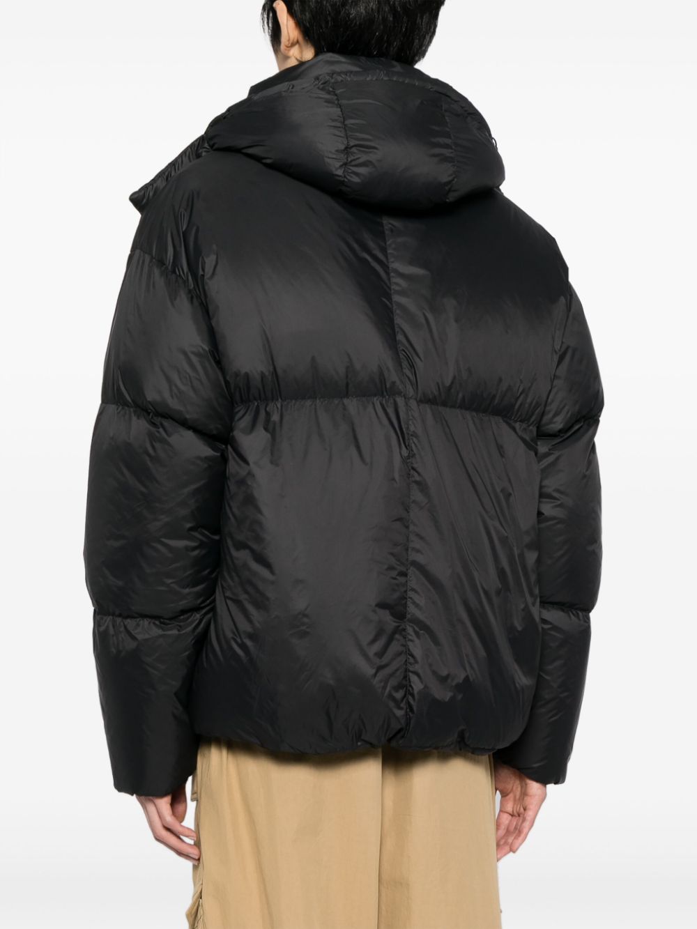 Bacon Andrew detachable-hood padded jacket
