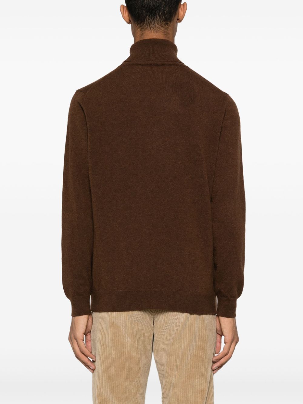 Zanone roll-neck wool-blend jumper