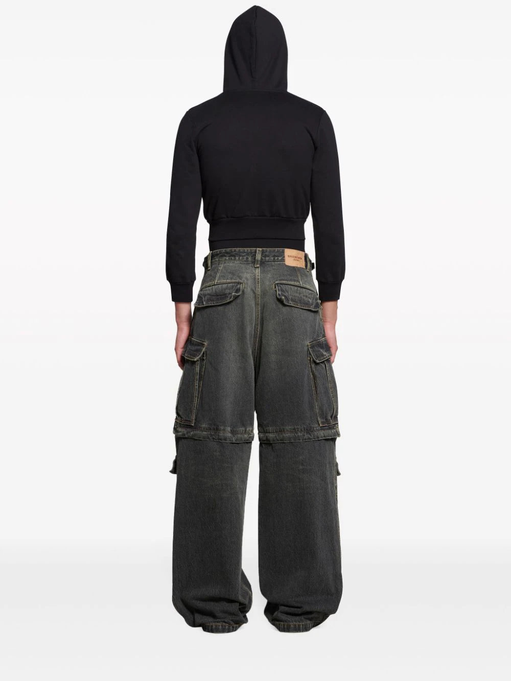 Balenciaga wide-leg cotton cargo jeans