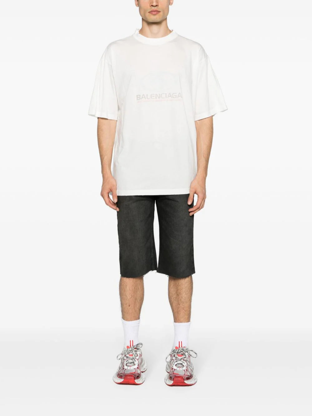 Balenciaga Surfer logo-print cotton T-shirt