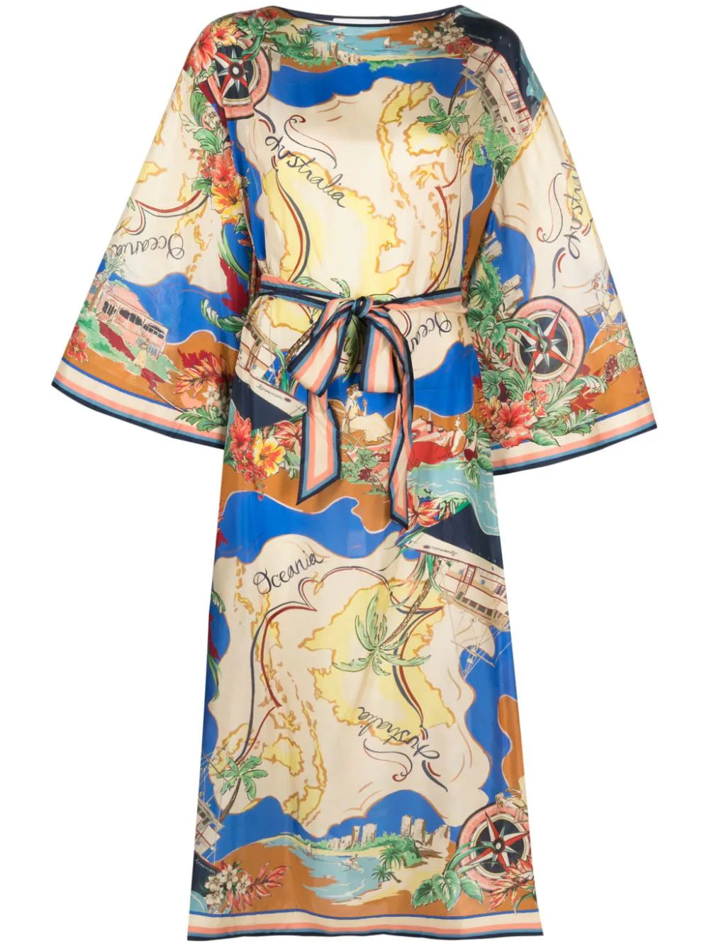 ZIMMERMANN  Alight flared silk midi dress