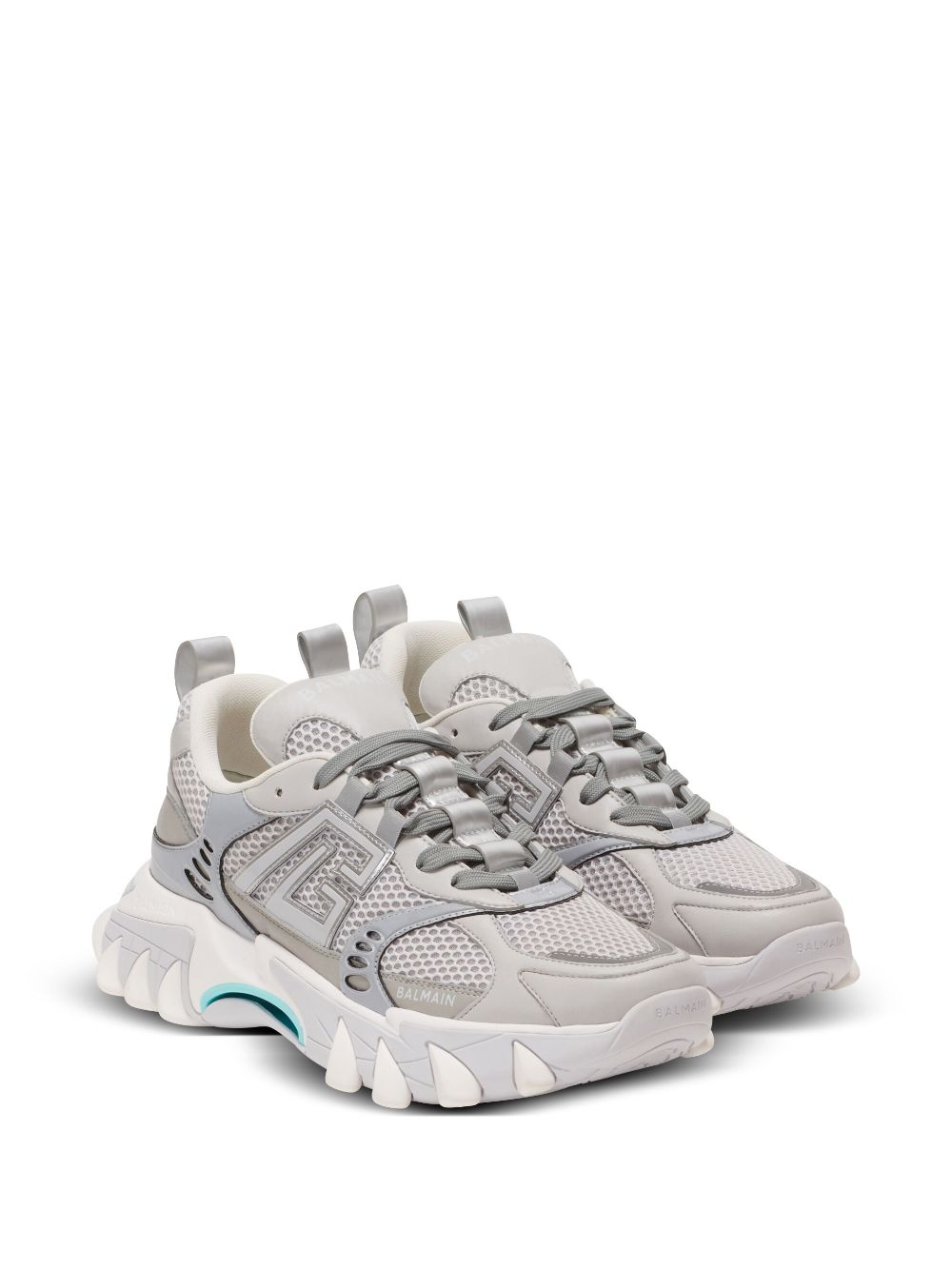 Balmain B-East PB panelled sneakers