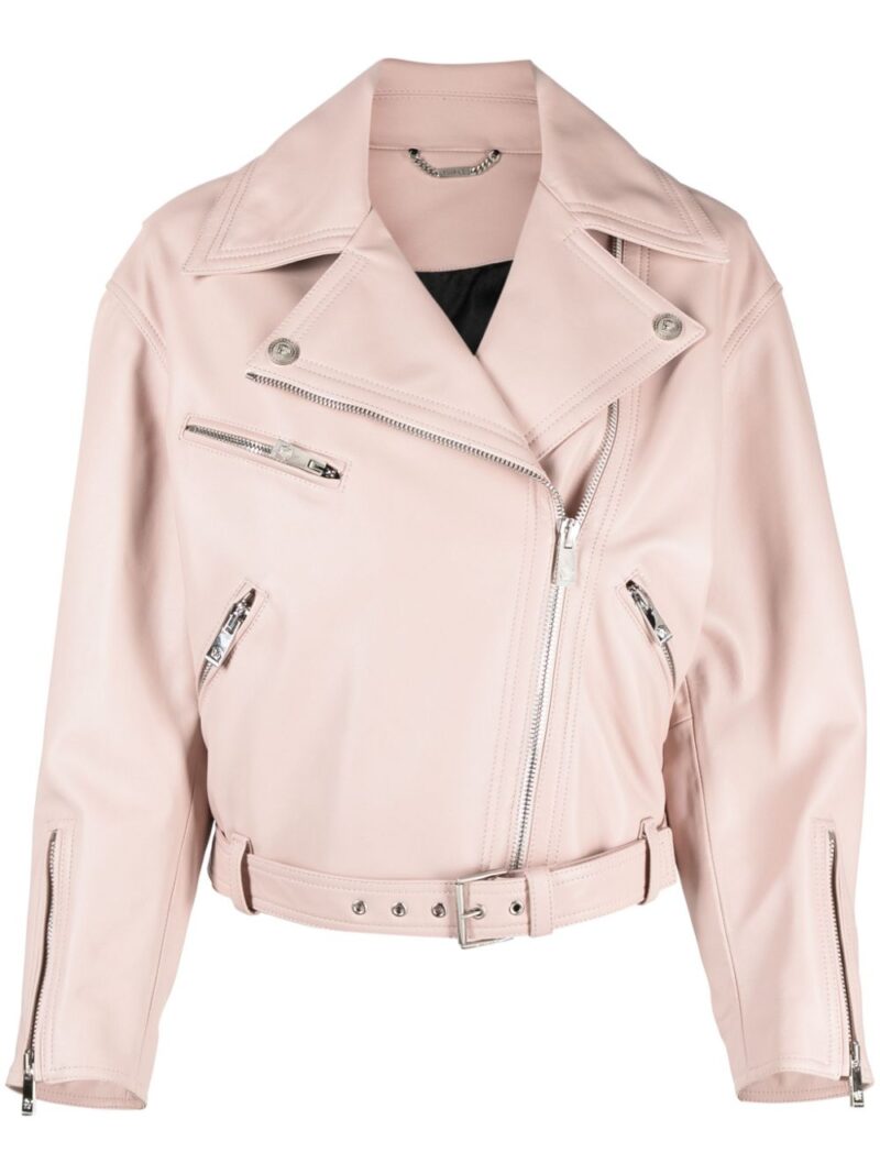 Versace  leather biker jacket