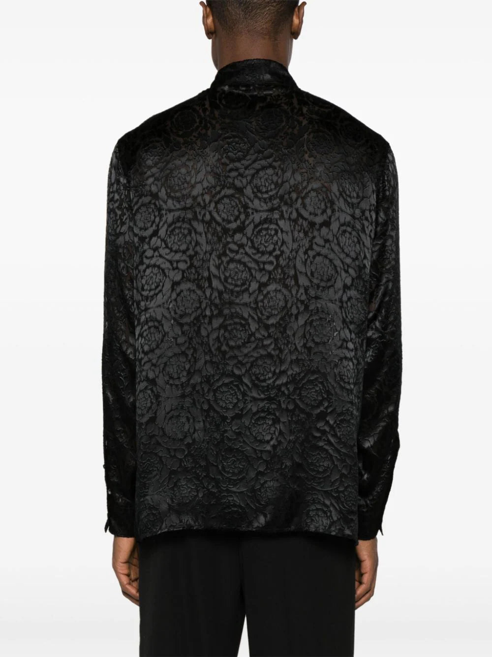 Versace  Barocco devoré-effect shirt